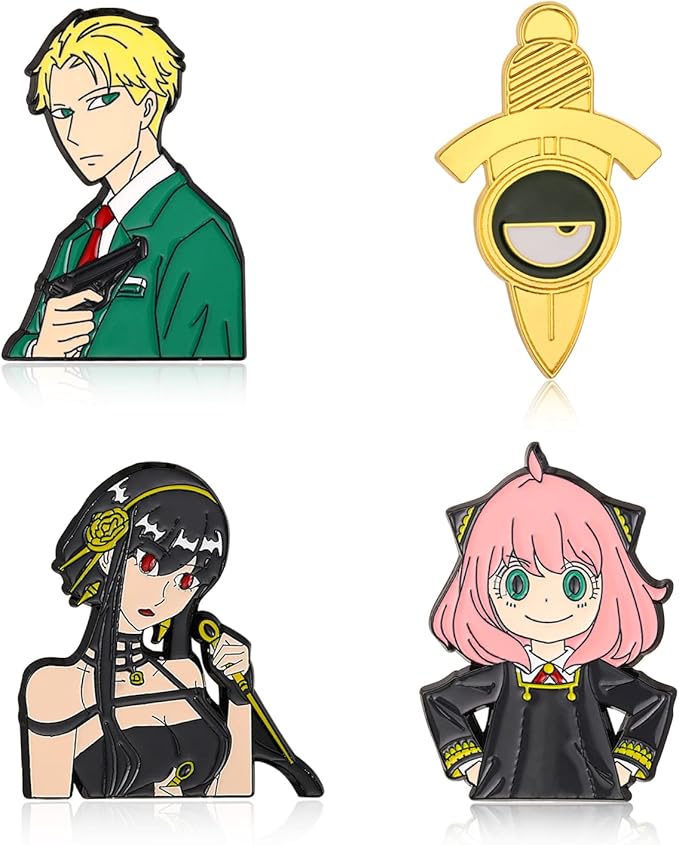 x family 纽扣别针套装 yor forger yor briar 动漫角色扮演服装配饰